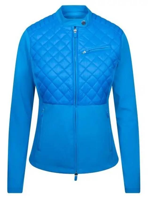 GFORE HYBRID MOTO JACKET G4LS23O18 CERULEAN Women s - G/FORE - BALAAN 1