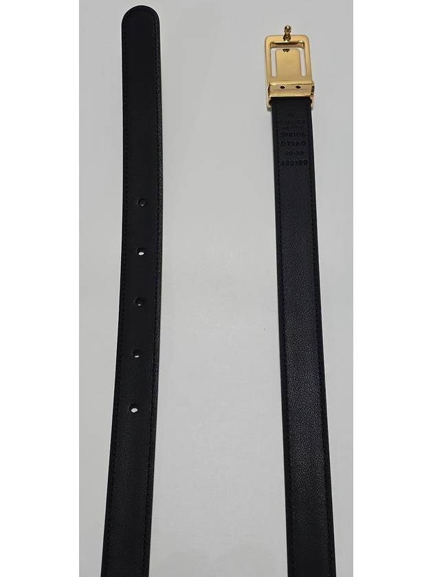 Interlocking Slim Belt 90 - GUCCI - BALAAN 7