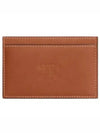 Triomphe Embossed Natural Calfskin Card Wallet Tan - CELINE - BALAAN 2