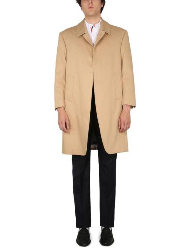 RWB Stripe Single Coat Beige - THOM BROWNE - BALAAN 2