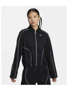 Sportswear Woven Zip-Up Jacket Bluet Black - NIKE - BALAAN 2