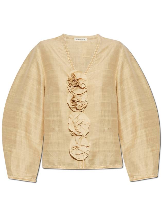 By Malene Birger Silk Shirt Mineas, Women's, Beige - BY MALENE BIRGER - BALAAN 1