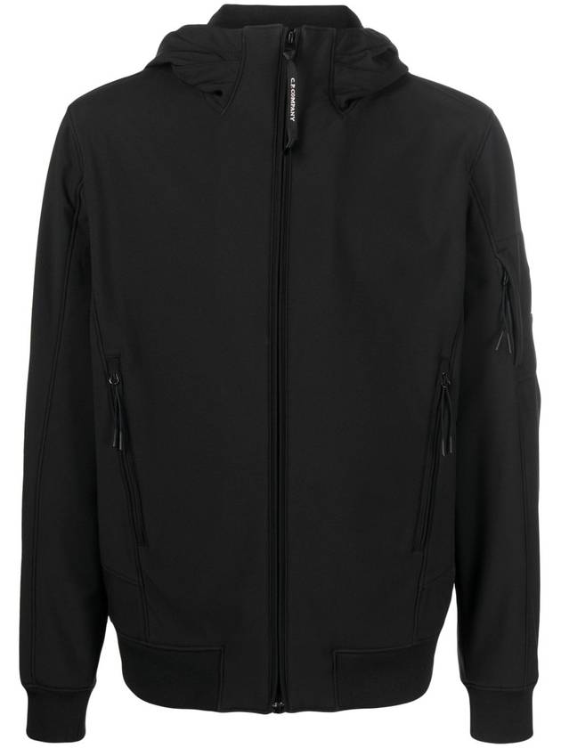 Shell-R Hooded Jacket Black - CP COMPANY - BALAAN 3