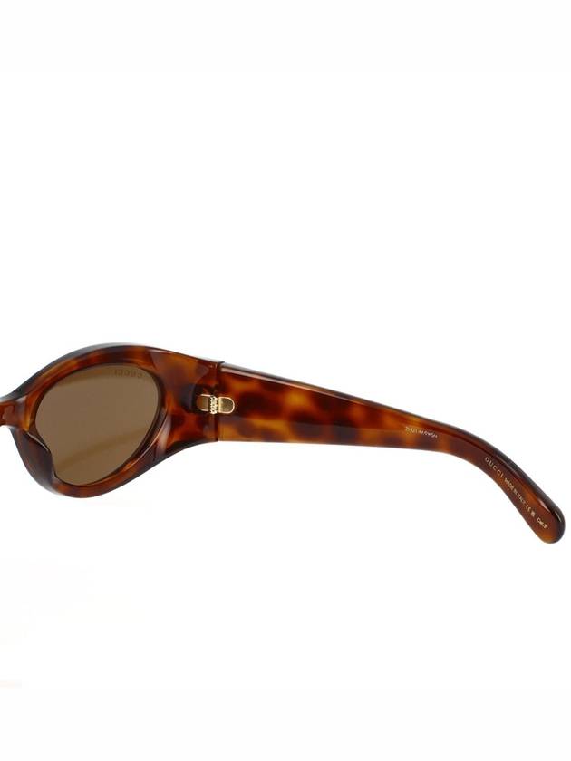 Double G Oval Frame Sunglasses GG1401S - GUCCI - BALAAN 5