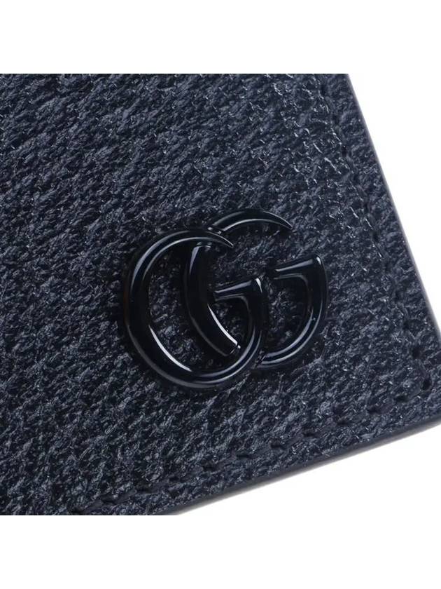 GG Marmont Leather Half Wallet Black - GUCCI - BALAAN 6