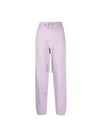 Organic Cotton Track Pants Purple - GANNI - BALAAN 2