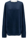 Women's Lambswool Knit Top Blue - MAISON MARGIELA - BALAAN.