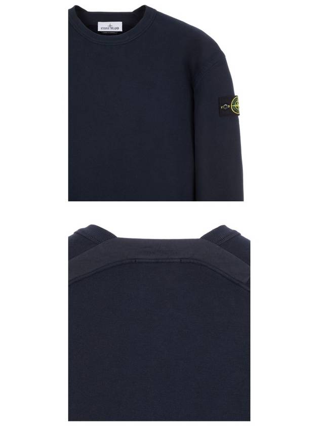 Waffen Patch Crew Neck Sweatshirt Navy - STONE ISLAND - BALAAN 6