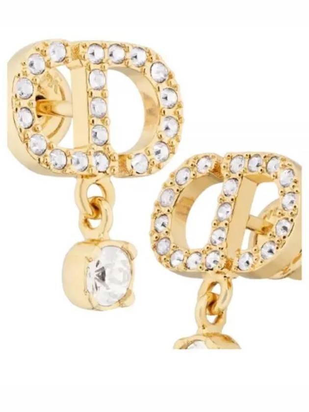 Petit CD Clip Stud Earrings Gold - DIOR - BALAAN 2