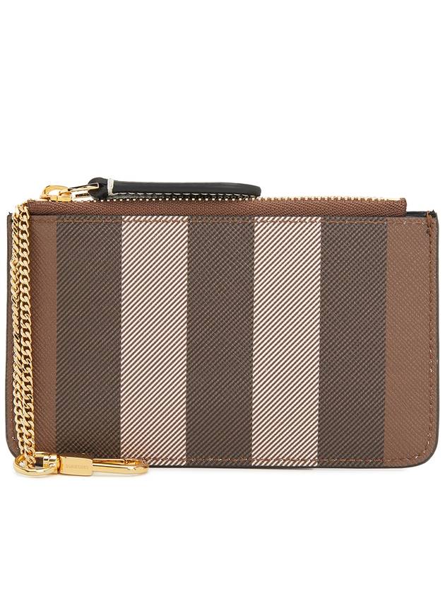 Check Motif Card Wallet Brown - BURBERRY - BALAAN 2