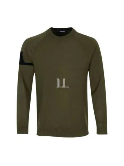 Men's Gusten Knit Sweater Forest Green - J.LINDEBERG - BALAAN 2