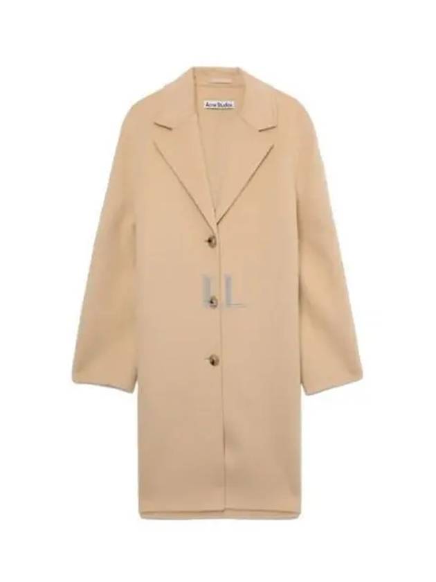 Button-Up Single Coat Beige - ACNE STUDIOS - BALAAN 2