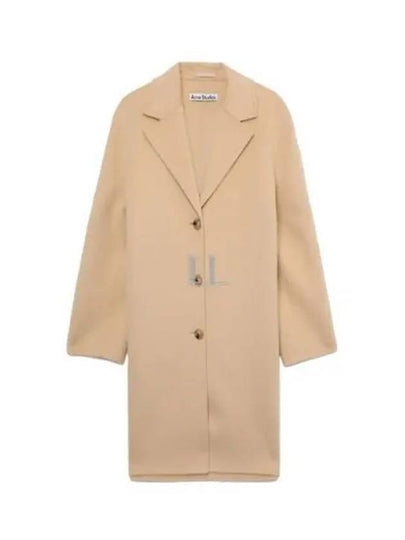 Button-Up Single Coat Beige - ACNE STUDIOS - BALAAN 2