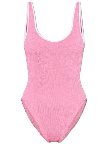 Hunza G One-piece Swimsuit, Women's, Pink - HUNZA G - BALAAN 1