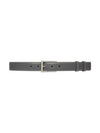 Square Buckle Reversible Belt Grey - GUCCI - BALAAN 7