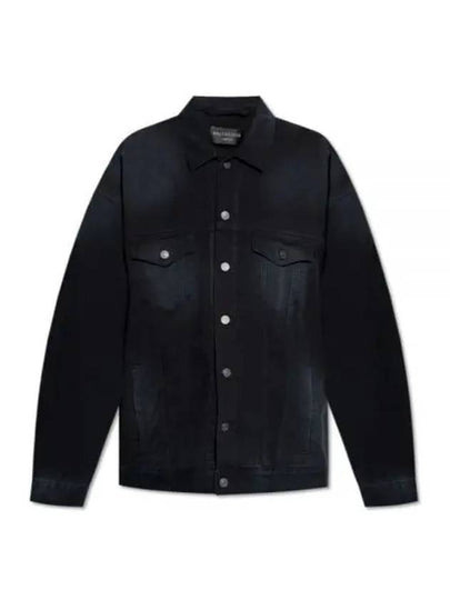 Sunbleached Denim Jacket Black - BALENCIAGA - BALAAN 2