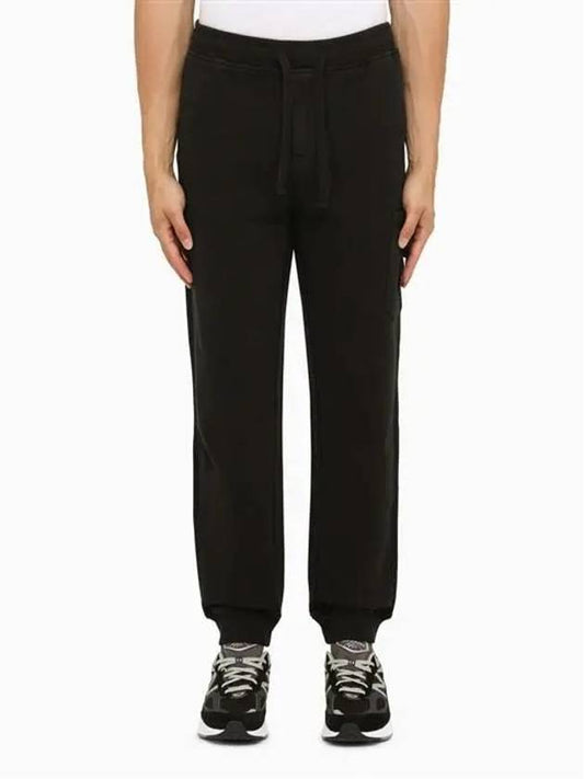 Wappen Patch Cargo Jogger Track Pants Black - STONE ISLAND - BALAAN 2