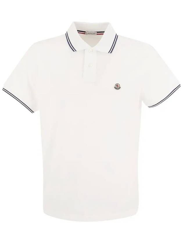 Polo T shirt White 8A000 25 84556 001 - MONCLER - BALAAN 1