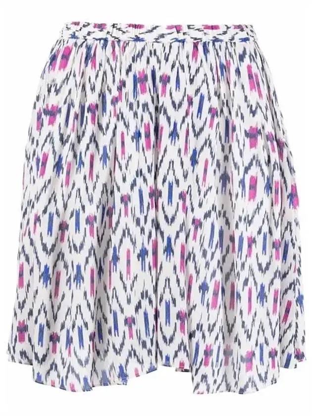 ASSIA SILK FLARED SKIRT - ISABEL MARANT - BALAAN 1