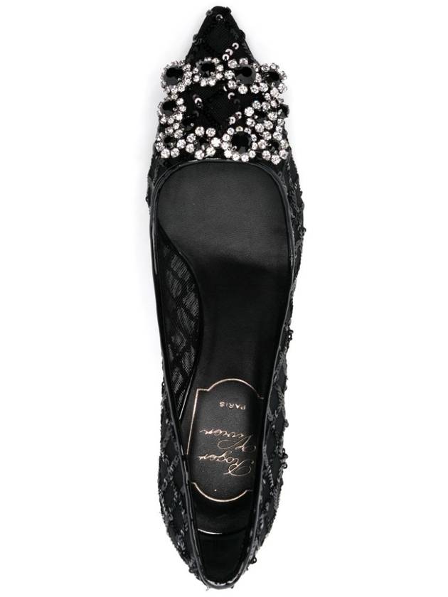 Sequin Pumps Heels Black - ROGER VIVIER - BALAAN 4