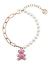 Teddy Pearl Bracelet Pink Rose Gold - SWAROVSKI - BALAAN 1