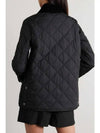 Diamond Quilted Thermoregulated Barn Jacket Black - BURBERRY - BALAAN 3