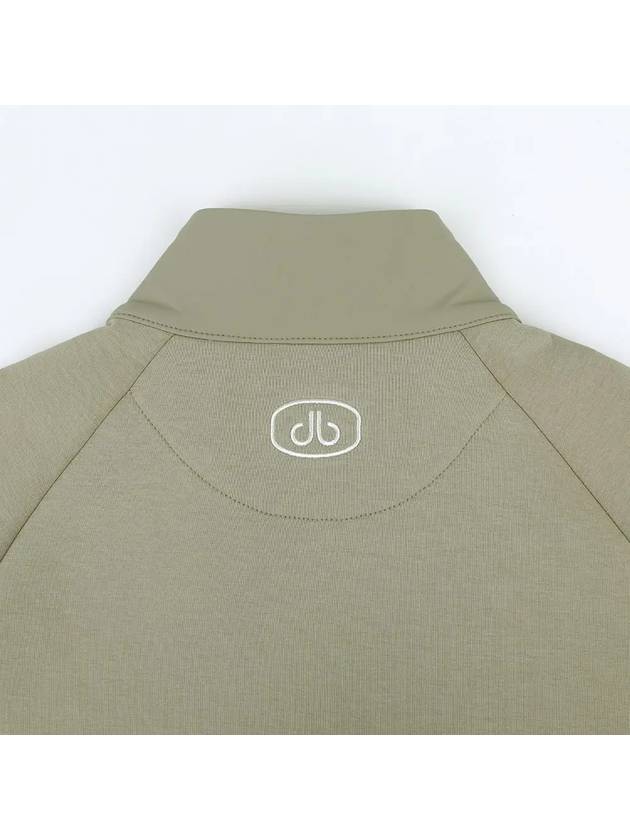 Drew Half Zip Up High Neck Sweatshirt DM41LT31BEIGE - DRUH GOLF - BALAAN 5