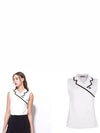 Golf Wrap Sleeveless T-Shirt White - HENRY STUART - BALAAN 3