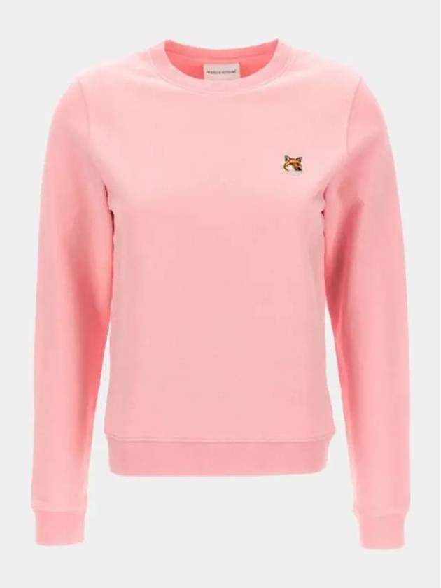 Fox Head Patch Regular Sweatshirt Pink - MAISON KITSUNE - BALAAN 2