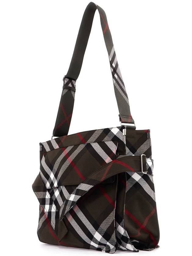 Trench Check Medium Tote Bag Green - BURBERRY - BALAAN 3