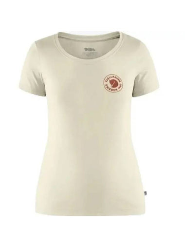 Women's 1960 Logo T-Shirt Chalk White - FJALL RAVEN - BALAAN 1