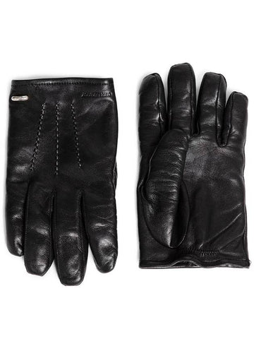 His Leather Gloves Black - OUR LEGACY - BALAAN 1