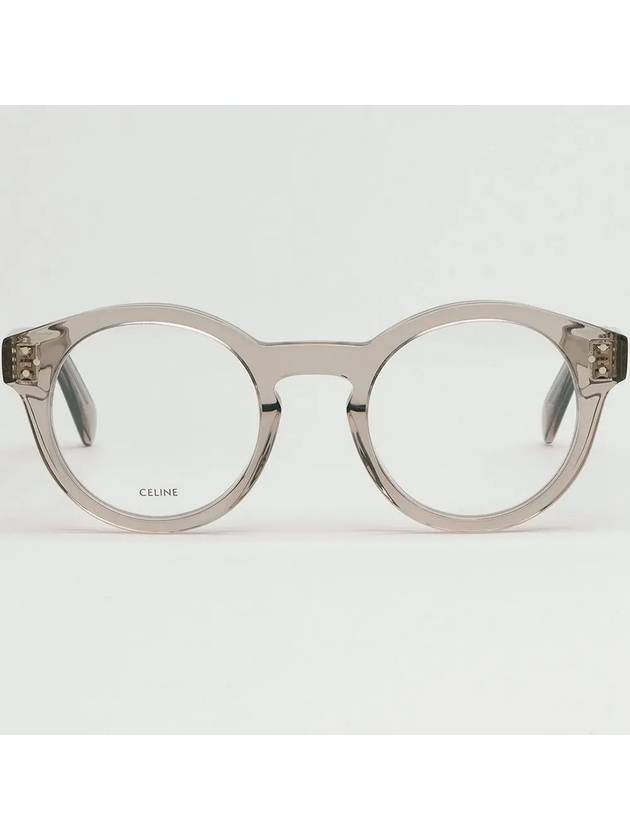 Glasses frame CL50091I 059 transparent round horn - CELINE - BALAAN 3