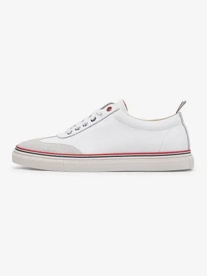 RWB Cupsole Rubber Calfskin Trainer Sneakers White - THOM BROWNE - BALAAN 2