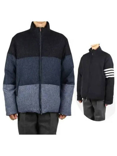 Diagonal reversible down jacket 271807 - THOM BROWNE - BALAAN 1