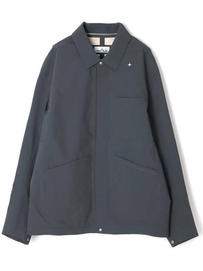 Stellina 3L Nylon Shirt Jacket Grey - STONE ISLAND - BALAAN 2