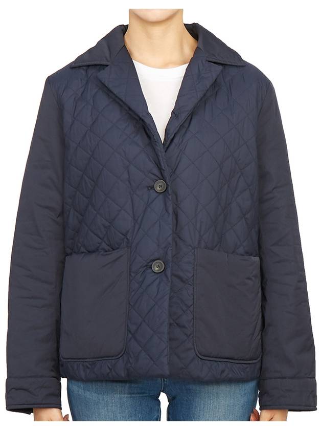 Sacco Pocket Button Polyamide Padding Navy - MAX MARA - BALAAN 3