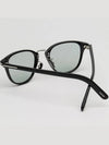 Sunglasses TF1049D 05A gray tint round black horn rim Asian fit - TOM FORD - BALAAN 4