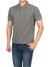 Men's Collar Cotton Blend Short Sleeve PK Shirt Black - THEORY - BALAAN 6