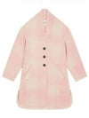 Gabriel Wool Check Single Coat Pink - ISABEL MARANT - BALAAN 2