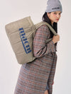 padded shoulder bag beige - MACNI - BALAAN 4