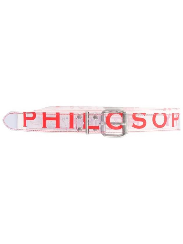 Philosophy Di Lorenzo Serafini Belt With Logo - PHILOSOPHY DI LORENZO SERAFINI - BALAAN 1