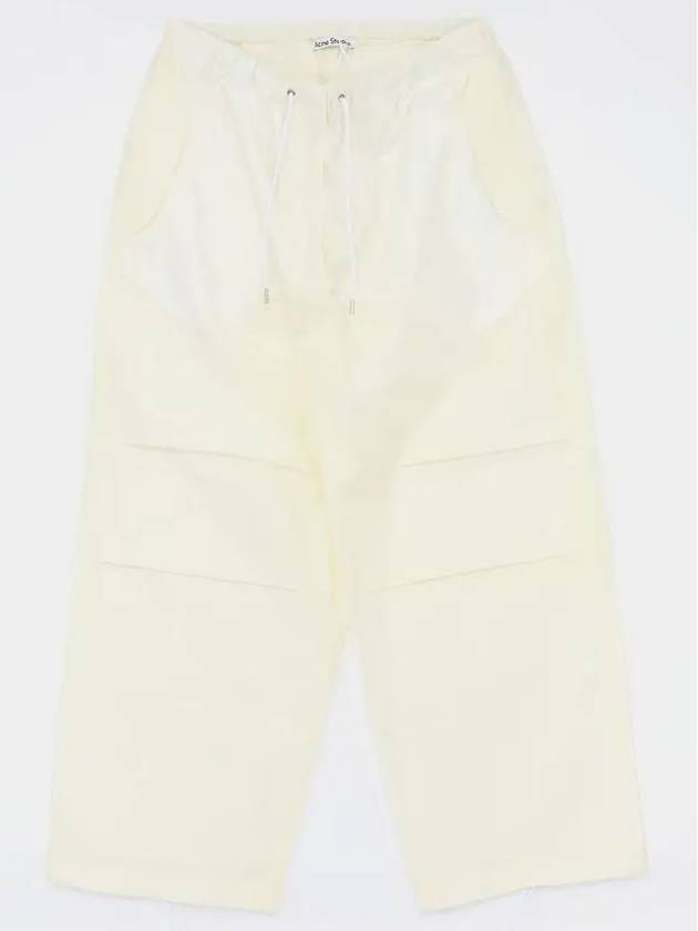 Relaxed Fit Track Pants White - ACNE STUDIOS - BALAAN 2