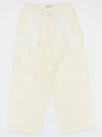 Relaxed Fit Track Pants White - ACNE STUDIOS - BALAAN 2