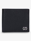 GG Metal Logo Half Wallet Black - GUCCI - BALAAN 2