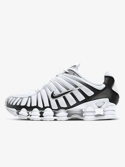 Shox TL Low Top Sneakers Black White - NIKE - BALAAN 2