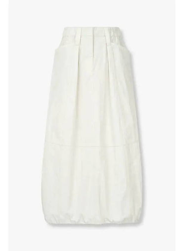 Women s Rounded String Skirt Ivory - BRUNELLO CUCINELLI - BALAAN 1