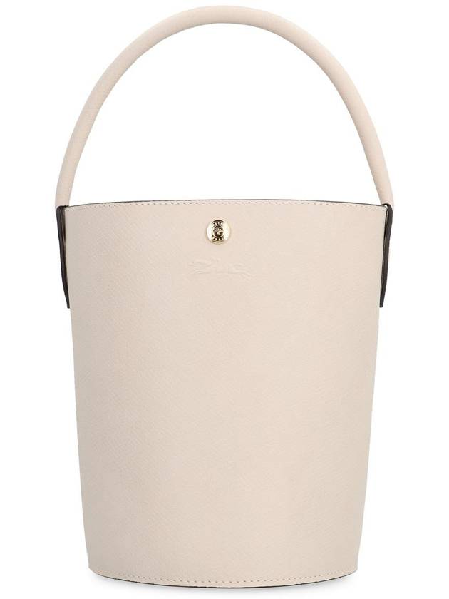 Epure Leather Bucket Bag White - LONGCHAMP - BALAAN 2