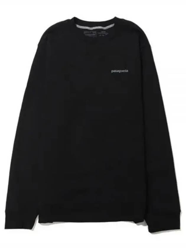 Fitz Roy Icon Sweatshirt Ink Black - PATAGONIA - BALAAN 2