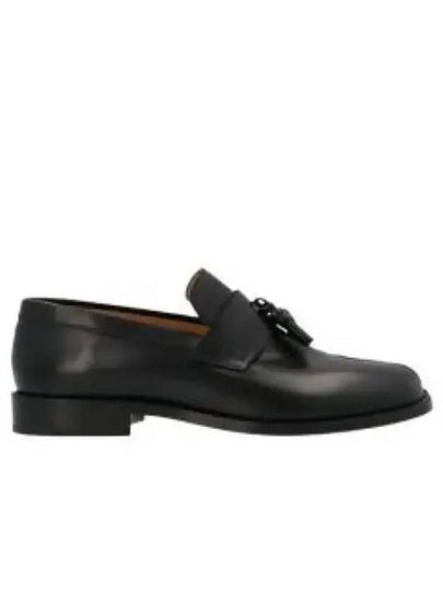 Tabi Embroidery Decorated Loafers Black - MAISON MARGIELA - BALAAN 2